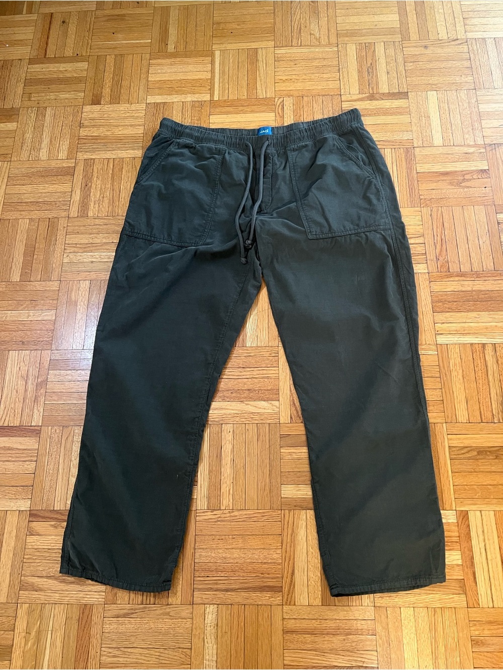 Jag Jeans Men's Dark Charcoal Drawstring Joggers